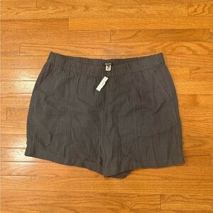 Madewell Gray High Waist Shorts Relaxed Fit